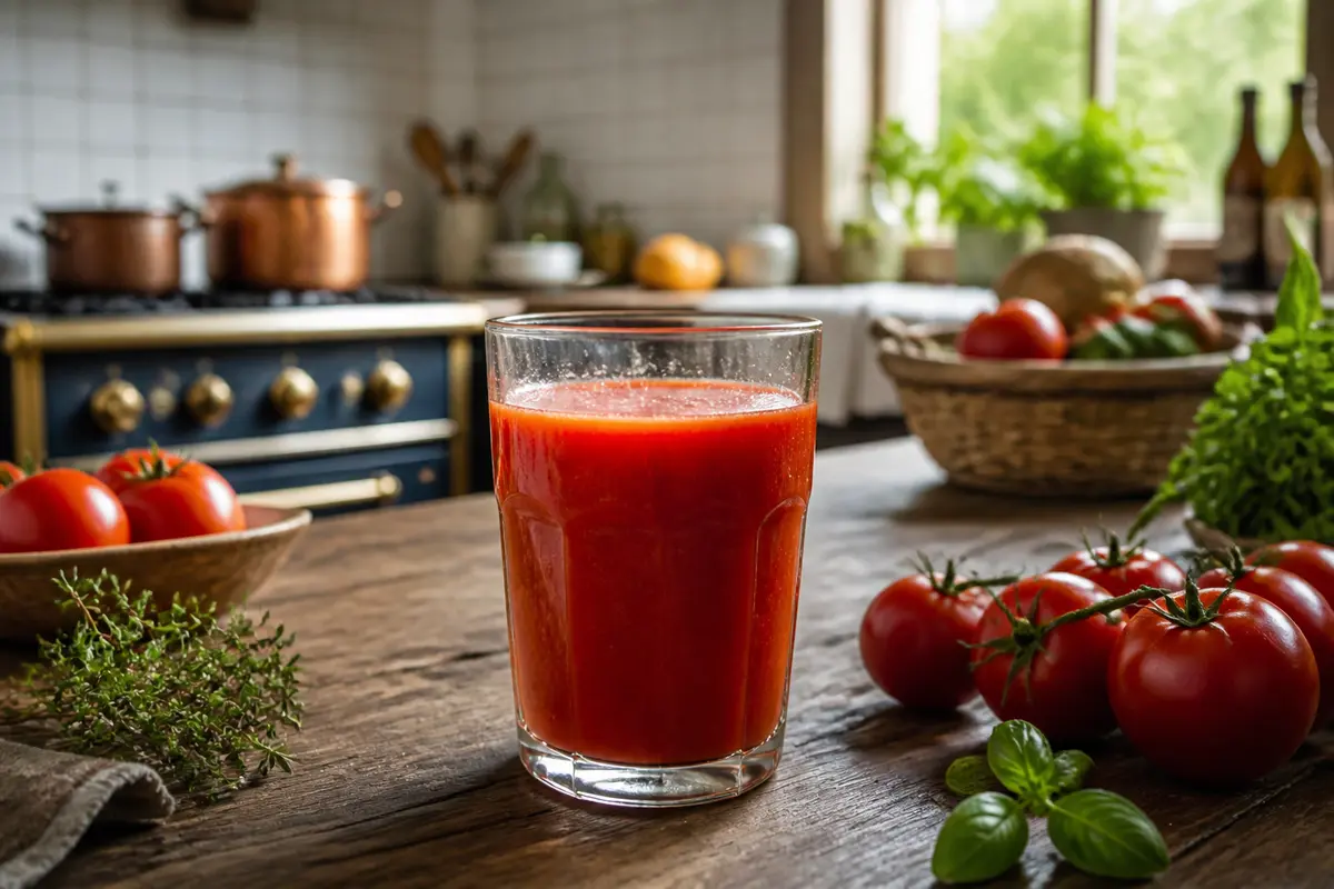 Bienfaits du jus de tomates : Vertus santé et recette facile
