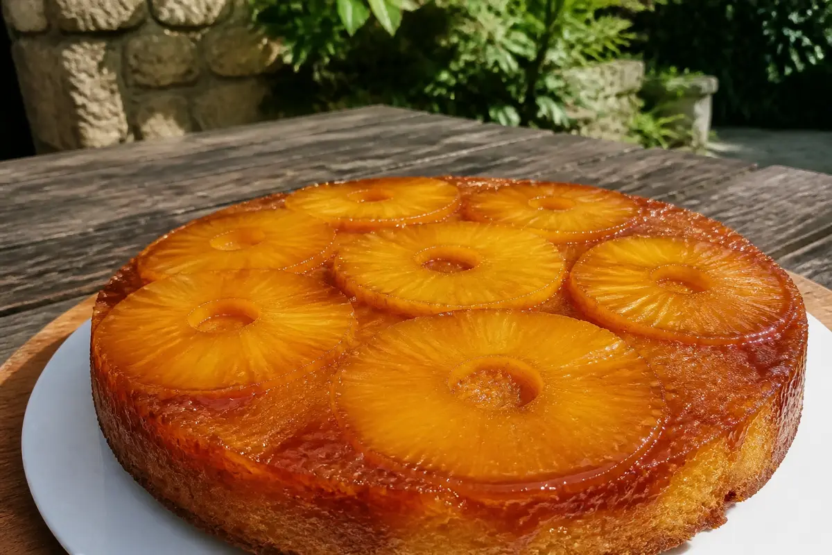Gâteau aux ananas caramélisés renversé : La recette moelleuse