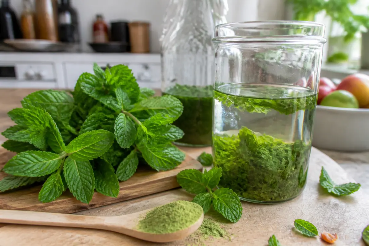 Recette sirop de menthe sans sucre : Facile et maison